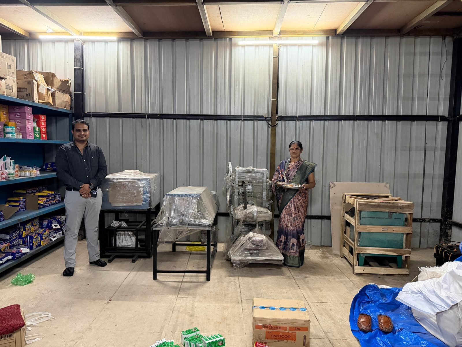 In-house manufacturing unit at Tulsiram Sitaram & Sons, Nashik